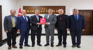 Saray Holding Heyeti Karaman'da Resmi Kurumlarla Buluştu