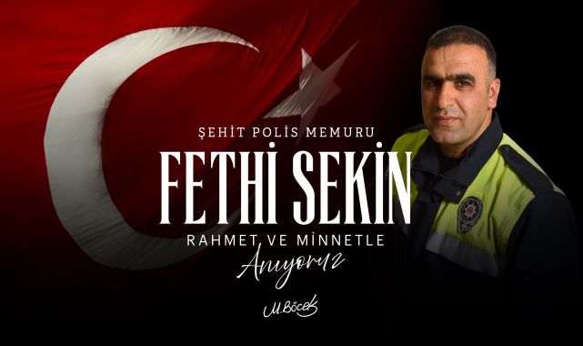 Şehit Polis Fethi Sekin, İzmir Adliyesi Saldırısında Anıldı