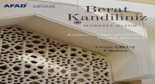 Berat Kandili Mübarek Olsun Mesajı