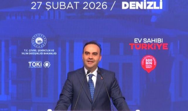 Denizli'de 500 Bin Sosyal Konut Projesi Kurası Çekildi