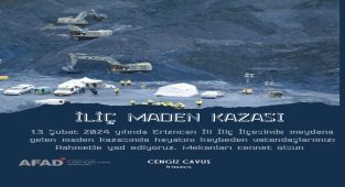 Erzincan İliç Maden Kazasında Hayatını Kaybedenler Anıldı