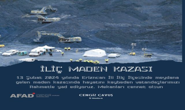 Erzincan İliç Maden Kazasında Hayatını Kaybedenler Anıldı