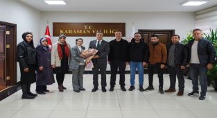Karaman Özel Gereksinimli Erenler ve Aileleri Derneği, Vali Çiçek'i Ziyaret Etti