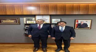 Karaman Valisi Çiçek, TBMM'de AK Parti Milletvekili Sağlam'ı Ziyaret Etti