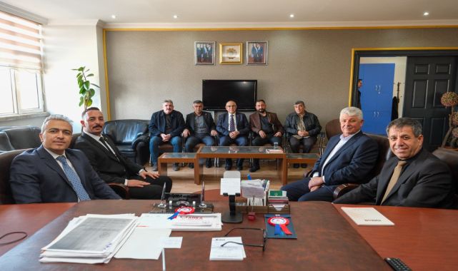 Karaman Valisi Hayrettin Çiçek Esnaf Odaları Birliği'ni Ziyaret Etti