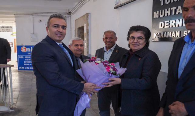 Karaman Valisi Hayrettin Çiçek Muhtarlar Derneğini Ziyaret Etti