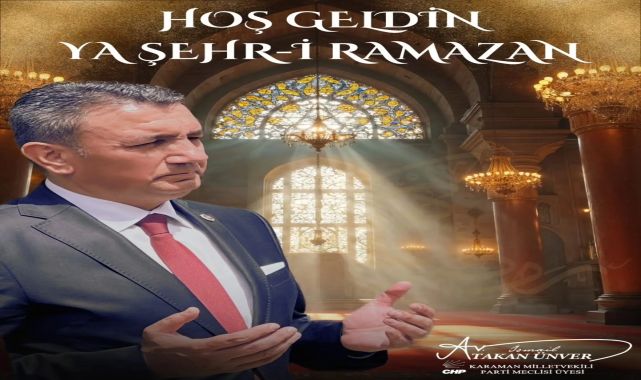 Milletvekili Ünver'den Ramazan Bayramı Tebriği