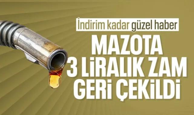 Motorinde dev zam iptal oldu: Rakam güncellendi