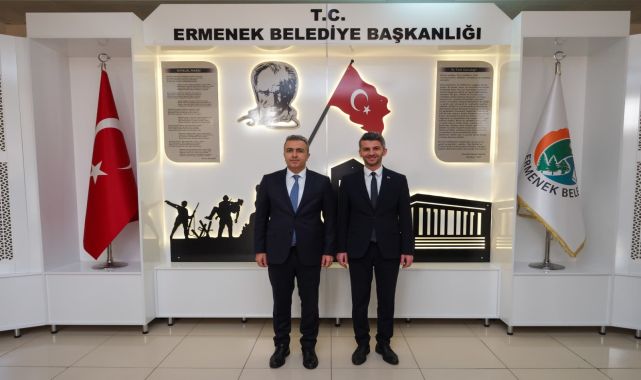 Vali Çiçek Ermenek Belediyesi'ni Ziyaret Etti