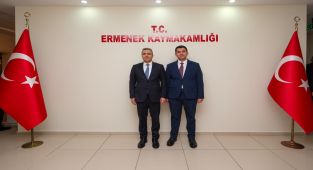 Vali Çiçek Ermenek'te Kaymakamlığı Ziyaret Etti