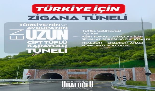 Zigana Tüneli Açıldı: Karadeniz'den Anadolu'ya Hızlı Geçiş