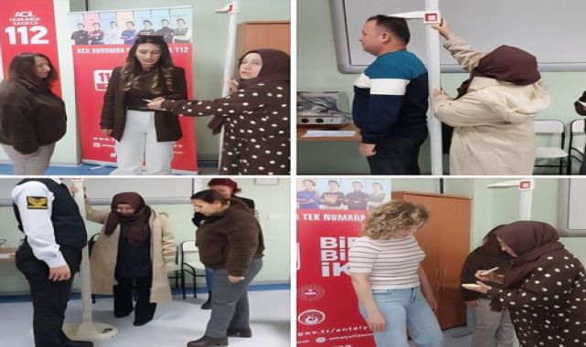 Antalya'da Masa Başı Çalışanlara Sağlıklı Yaşam Eğitimleri Verildi