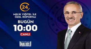 Bakan Uraloğlu, 24 TV'de Ulaştırma ve Altyapı Projelerini Anlatacak