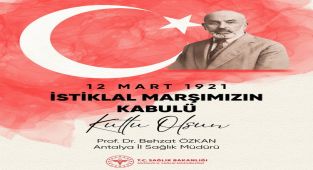 İstiklal Marşı'nın Kabulü'nün 105. Yıl Dönümü Kutlandı