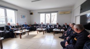 Karaman Valisi Çiçek, İtfaiye Müdürlüğünü Ziyaret Etti