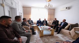 Karaman Valisi Çiçek, Şehit Aileleri Derneği Başkanı'nı Ziyaret Etti