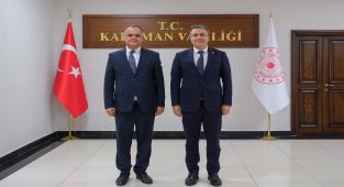 Karaman Valisi Hayrettin Çiçek, Mut Kaymakamı Osman Çelikkol ve Slava Süt Yöneticilerini Ağırladı