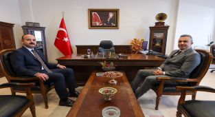 Karaman Valisi Hayrettin Çiçek'ten Ağır Ceza Mahkemesi Başkanı'na Ziyaret