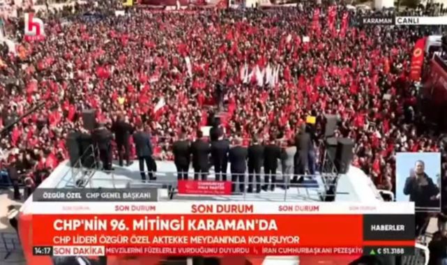 Karaman'da Millet İradesine Sahip Çıkma Mitingi Coşkusu