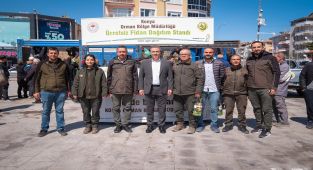 Karaman'da 'Türkiye'nin Gücü Orman' Etkinliği: 5 Bin Fidan Dağıtıldı