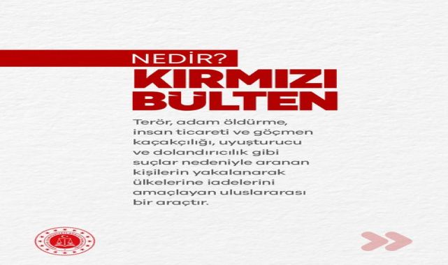 Kırmızı Bültenle Aranan Suçluların İadesi: Bakanlıklar Arası Koordinasyon Vurgusu