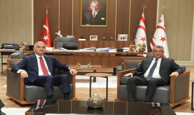 Kültür ve Turizm Bakanı Ersoy, KKTC Cumhurbaşkanı Erhürman ile Görüştü