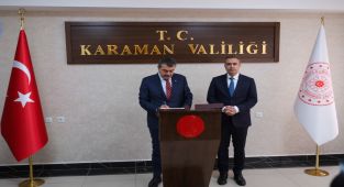 Milli Eğitim Bakanı Yusuf Tekin, Karaman Valiliğini Ziyaret Etti