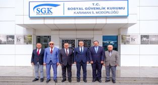 Vali Hayrettin Çiçek SGK İl Müdürlüğünü Ziyaret Etti