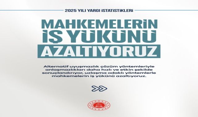 Adalet Bakanlığı: Alternatif Yöntemlerle Mahkeme Yükü Azaltılıyor