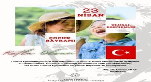 Antalya Eğitim ve Araştırma Hastanesi'nden 23 Nisan Bayramı Kutlaması