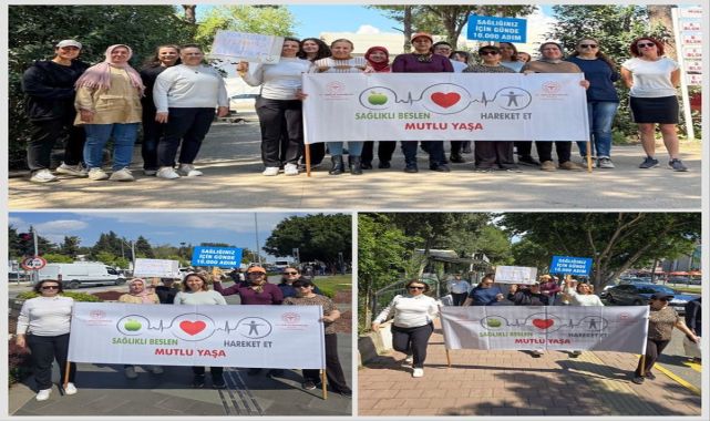 Antalya İl Sağlık'tan Dünya Sağlık Günü'nde Yürüyüş Etkinliği