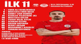 Karaman FK, Kastamonuspor Karşısına İlk 11'iyle Çıkıyor