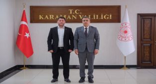 Karaman Valisi Hayrettin Çiçek'i Önemli İsimler Ziyaret Etti
