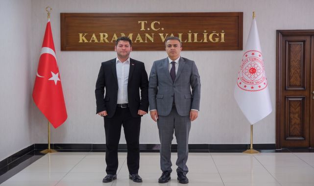 Karaman Valisi Hayrettin Çiçek'i Önemli İsimler Ziyaret Etti