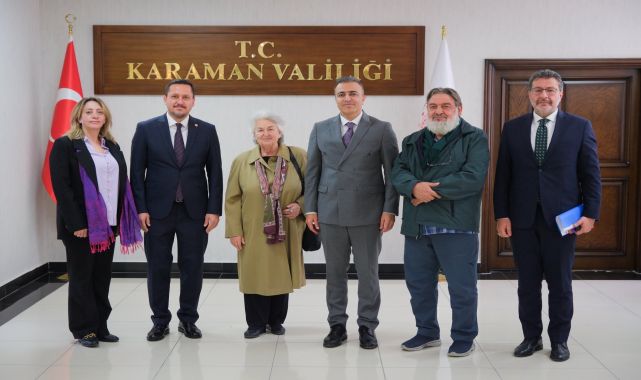 Karaman'da Sevgi ve Barış Yürüyüşü Öncesi Valilik Ziyareti