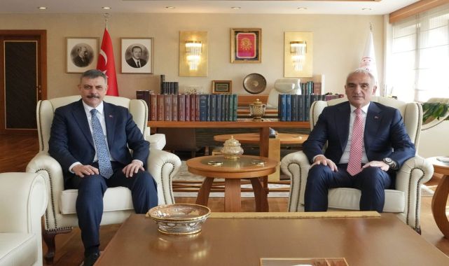 Kültür ve Turizm Bakanı Ersoy, İçişleri Bakanı Çiftçi'yi Ağırladı