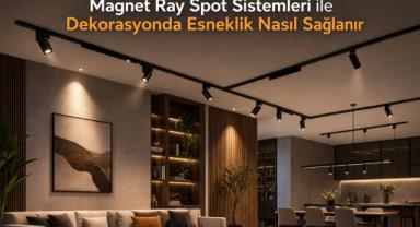 Magnet Ray Spot Sistemleri ile Dekorasyonda Esneklik Nasıl Sağlanır