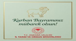 Ankara Tarım ve Orman'dan Kurban Bayramı Mesajı