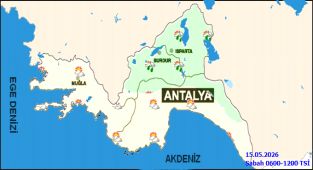 Antalya'da 15 Mayıs Cuma Günü Hava Durumu: Sağanak Yağış ve Gök Gürültüsü Bekleniyor