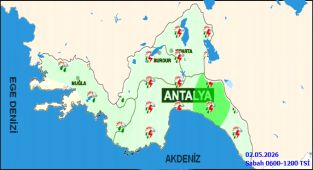 Antalya'da Kuvvetli Yağış Bekleniyor: 2-3 Mayıs'ta Dikkatli Olun
