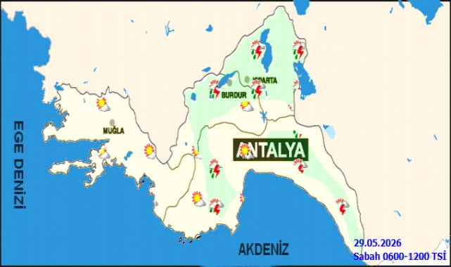 Antalya'da Yarın Yağmur Bekleniyor: Sıcaklıklar Artacak
