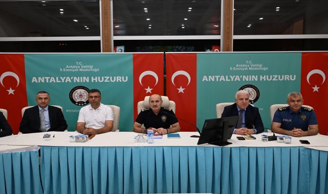 Antalya'da Ziraat Türkiye Kupası Finali Güvenlik Toplantısı Yapıldı