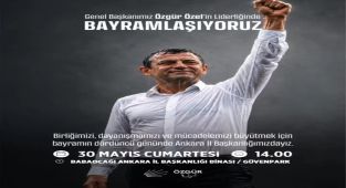 CHP'li Ünver'den Bayram Mesajı: 'Meydanlar Bizim'