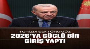 Erdoğan: Turizm Geliri İlk Çeyrekte Yüzde 4,2 Arttı