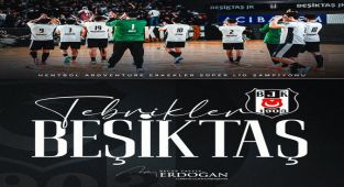 Erdoğan'dan Beşiktaş Hentbol Takımı'na Şampiyonluk Tebriği
