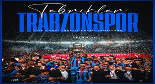 Erdoğan'dan Trabzonspor'a Ziraat Türkiye Kupası Tebriği
