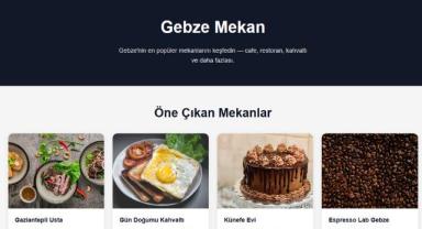Gebze Mekan Keşfi Artık Daha Kolay