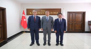 Karaman Valisi Çiçek, Türk Dil Bayramı Etkinlikleri Kapsamında Milletvekilleri ve Türk Dil Kurumu Başkanı'nı Ağırladı