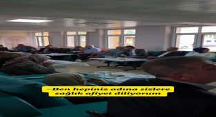 Karaman Valisi Çiçek ve Eşi Huzurevini Ziyaret Etti