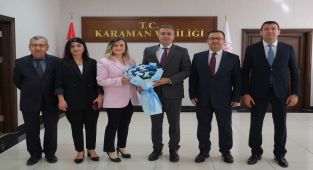 Karaman Valisi Hayrettin Çiçek'ten SGK Personeline Ziyaret